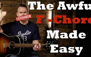Easier Way To Play an F Chord