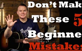 Top 5 Beginner Guitar Mistakes