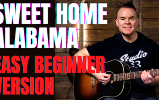 How to Play Sweet Home Alabama on Acoustic Guitar for Beginners