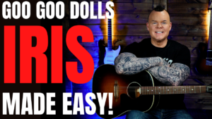 How to Play IRIS on Guitar (Standard Tuning)