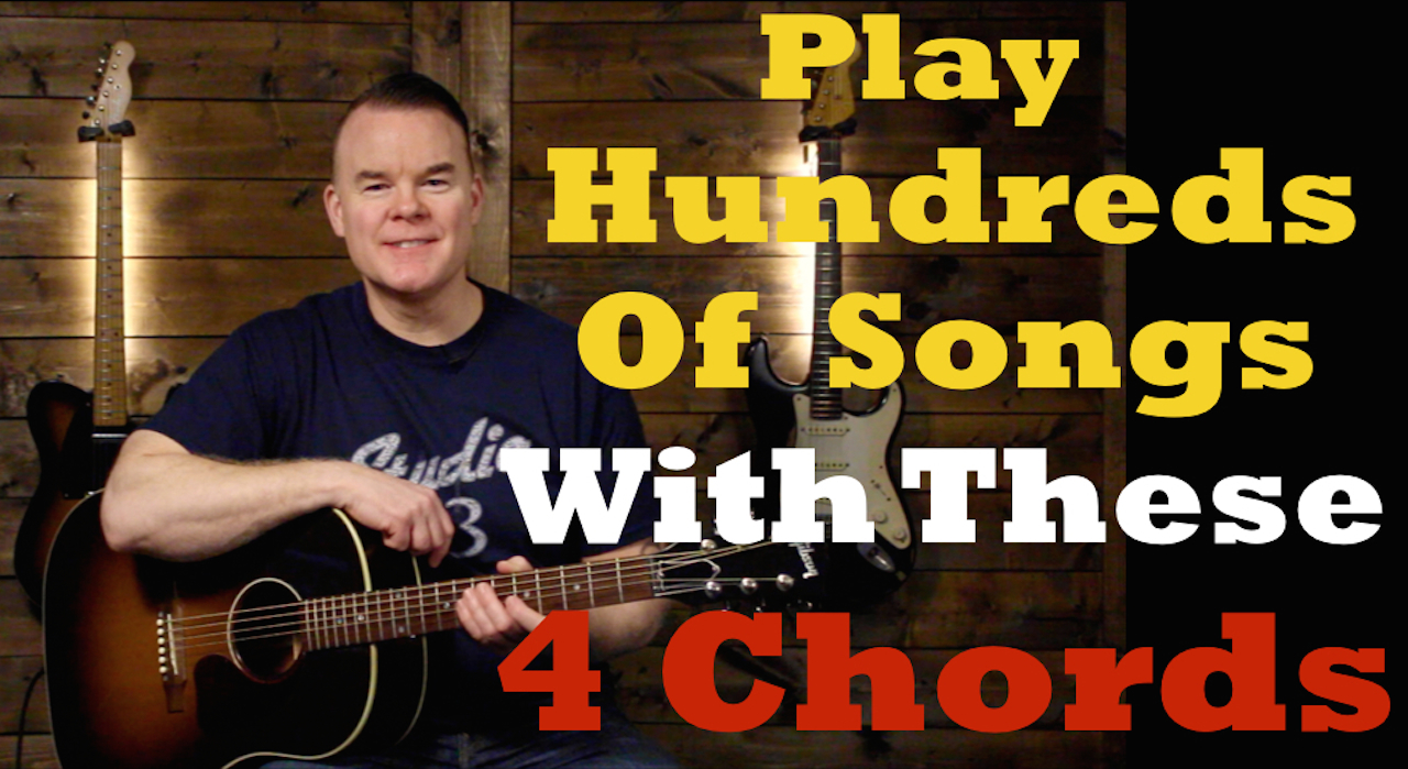 Play Hundreds of Songs with these 4 Chords! - Studio 33 Guitar Lessons