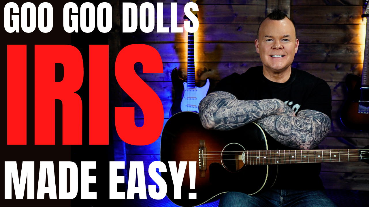 How To Play IRIS on Guitar (Standard Tuning)